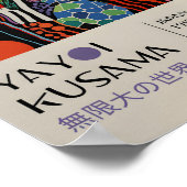 Yayoi Kusama Inspiriert Abstrakte Kunst Poster (Ecke)