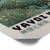 Yayoi Kusama Inspiriert Abstrakte Kunst Poster (Ecke)