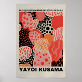 Yayoi Kusama Inspiriert Abstrakte Kunst Poster (Vorne)