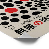 Yayoi Kusama Inspiriert Abstrakte Kunst Poster (Ecke)