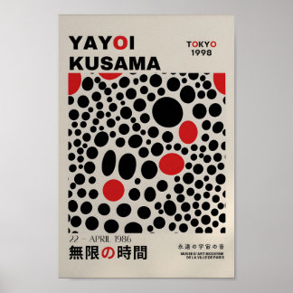 Yayoi Kusama Inspiriert Abstrakte Kunst Poster