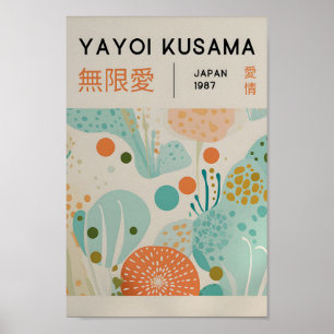 Yayoi Kusama Inspiriert Abstrakte Kunst Poster