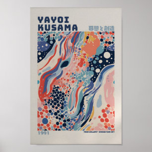 Yayoi Kusama Inspiriert Abstrakte Kunst Poster