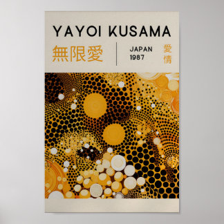 Yayoi Kusama Inspiriert Abstrakte Kunst Poster