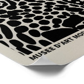 Yayoi Kusama Inspiriert Abstrakte Kunst Poster (Ecke)