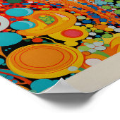 Yayoi Kusama Inspiriert Abstrakte Kunst Poster (Ecke)