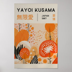 Yayoi Kusama Inspiriert Abstrakte Kunst Poster