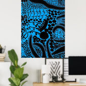 Yayoi Kusama Kunst Poster (Heimbüro)