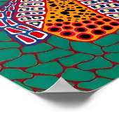 Yayoi Kusama Kunstmalerei Poster (Ecke)