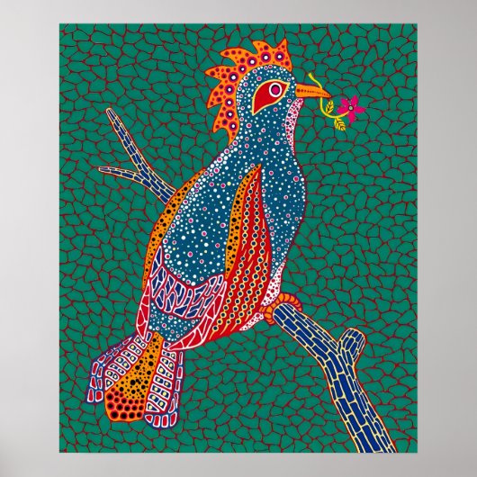 Yayoi Kusama Kunstmalerei Poster (Vorne)