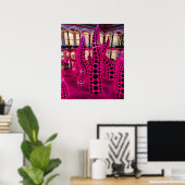Yayoi Kusama Kunstmalerei Poster (Heimbüro)
