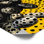 Yayoi Kusama Kunstmalerei Poster (Ecke)