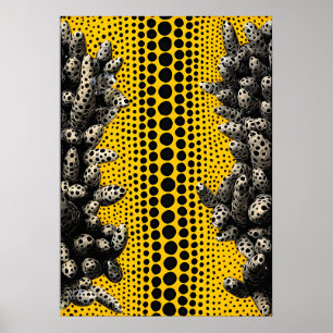Yayoi Kusama Kunstmalerei Poster