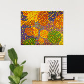 Yayoi Kusama Kunststil Poster (Heimbüro)
