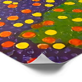 Yayoi Kusama Kunststil Poster (Ecke)