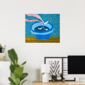 Yayoi Kusama Malerei Poster (Heimbüro)
