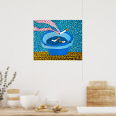 Yayoi Kusama Malerei Poster (Küche)