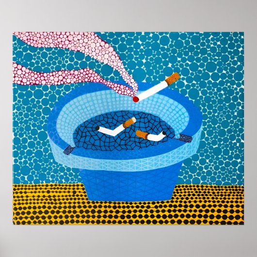 Yayoi Kusama Malerei Poster (Vorne)