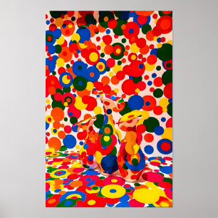 Yayoi Kusama Malerei Poster