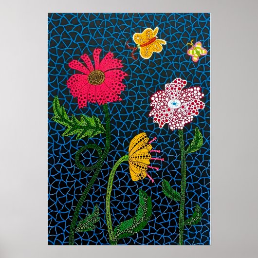Yayoi Kusama Malerei Poster (Vorne)