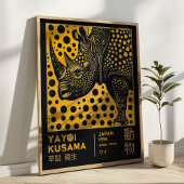 Yayoi Kusama Maximalist Rhino Japanese Exhibition Poster