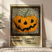 Yayoi Kusama Pop Art Pumpkin Exhibition Poster