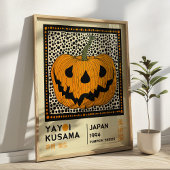 Yayoi Kusama Pop Art Pumpkin Exhibition Poster