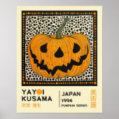 Yayoi Kusama Pop Art Pumpkin Exhibition Poster (Vorne)