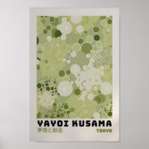 Yayoi Kusama Poster - Abstrakte Yayoi Kusama
