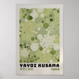 Yayoi Kusama Poster - Abstrakte Yayoi Kusama