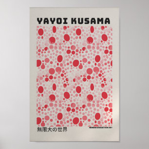 Yayoi Kusama Poster - Abstrakte Yayoi Kusama