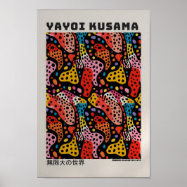 Yayoi Kusama Poster - Abstrakte Yayoi Kusama