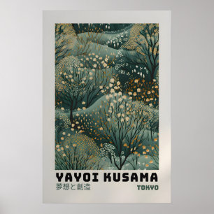 Yayoi Kusama Poster - Abstrakter Yayoi Kusama Druc