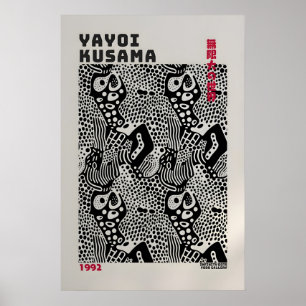 Yayoi Kusama Poster - Abstrakter Yayoi Kusama Druc