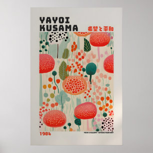 Yayoi Kusama Poster - Abstrakter Yayoi Kusama Druc