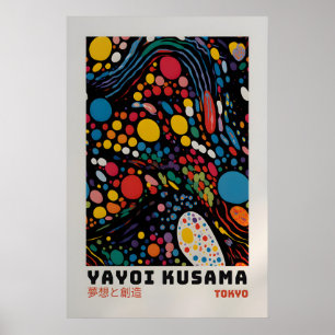 Yayoi Kusama Poster - Abstrakter Yayoi Kusama Druc