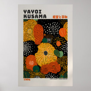 Yayoi Kusama Poster - Abstrakter Yayoi Kusama Druc