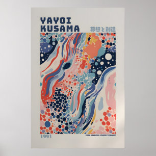 Yayoi Kusama Poster - Abstrakter Yayoi Kusama Druc