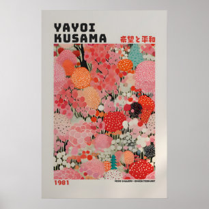 Yayoi Kusama Poster - Abstrakter Yayoi Kusama Druc