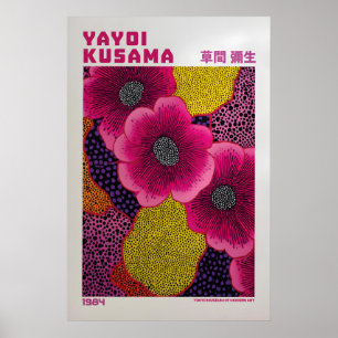 Yayoi Kusama Poster - Yayoi Kusama Inspiriert flor
