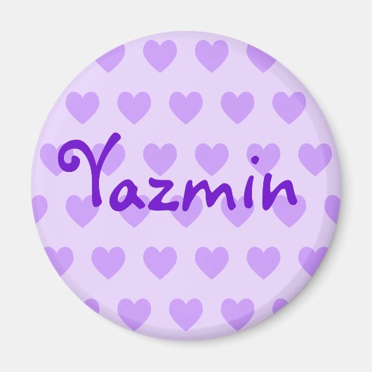 Yazmin in Lila Magnet (Vorne)