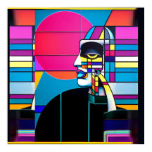 YB1 - Ken Gage New Wave Album Cover Art