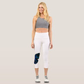 YB Capri Workout Leggings Blue Series (Vorderseite)