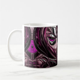 yberpunk Chrome Muse Kaffeetasse