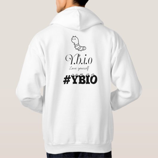 YBIO-Schnee Hoodie (Rückseite)