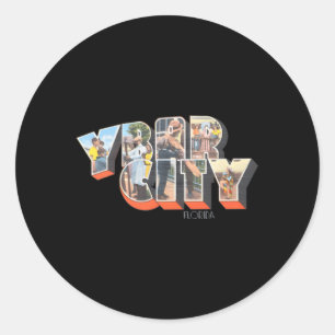 Ybor City Florida Fl Runder Aufkleber