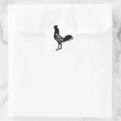 Ybor City Rooster Runder Aufkleber (Tasche)