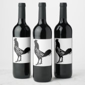 Ybor City Rooster Weinetikett (Flaschen)