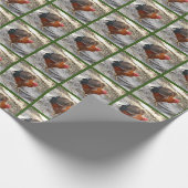Ybor's Flapping Rooster Wrapping Paper Geschenkpapier (Ecke)