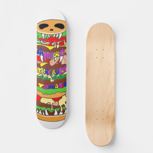 YBRburger Skateboard (Vorderseite)